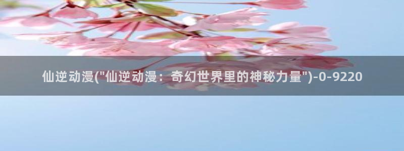 奇奇动漫网